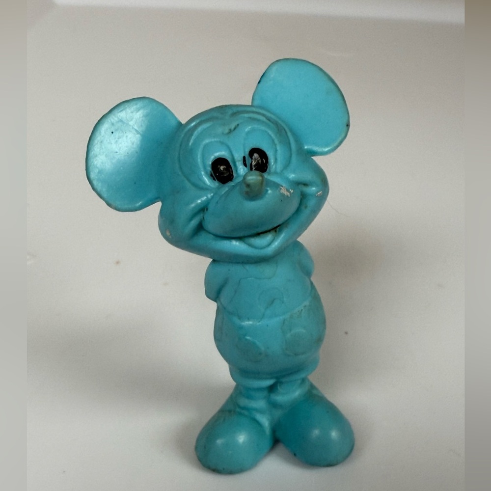 Vintage 1970s/1980s blue Mickey Mouse figure